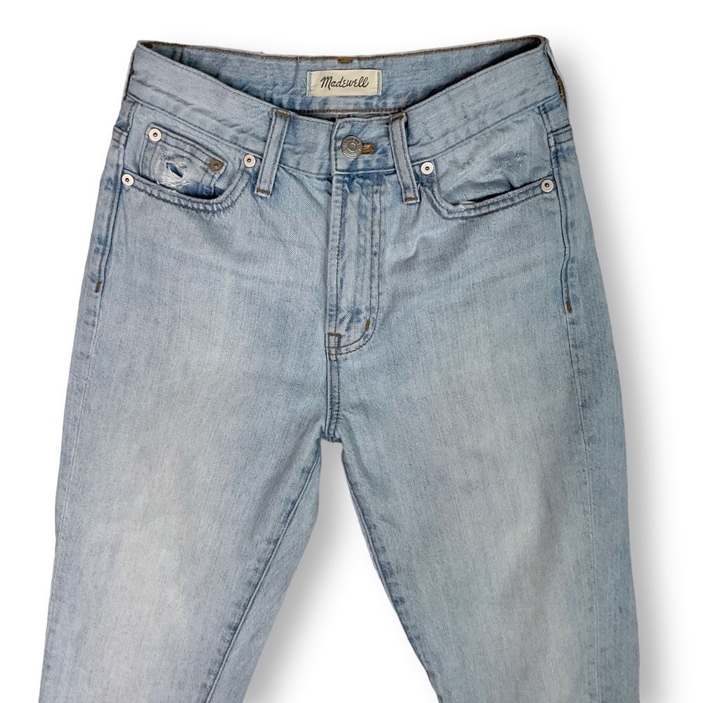 Madewell Perfect Summer Jean High Rise Ankle Light Wash Sz 24 - Picture 4 of 13
